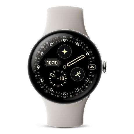 Pixel Watch 4 45mm Slvr/Porc WiFi - Imagen 4 de 5 Pixel Watch 4 45mm Slvr/Porc WiFi - Imagen 4 de 5