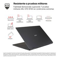 Miniatura 5 de PORTATIL LG GRAM, 14ZD90T-G.AX88BB CORE ULTRA 7 255H, 16GB, 1 TB SSD, 14" WUXGA, FREEDOS