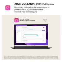 Miniatura 7 de PORTATIL LG GRAM, 14ZD90T-G.AX88BB CORE ULTRA 7 255H, 16GB, 1 TB SSD, 14" WUXGA, FREEDOS