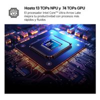 Miniatura 8 de PORTATIL LG GRAM, 14ZD90T-G.AX88BB CORE ULTRA 7 255H, 16GB, 1 TB SSD, 14" WUXGA, FREEDOS