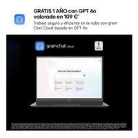 Miniatura 6 de PORTATIL LG GRAM 16ZD90T-G.AX88B ULTRA 7-255H 32GB 1TB SSD 16" WQXGA FREEDOS
