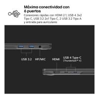 Miniatura 10 de PORTATIL LG GRAM 16ZD90T-G.AX88B ULTRA 7-255H 32GB 1TB SSD 16" WQXGA FREEDOS