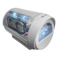 Miniatura 3 de Caja MARS GAMING  MC-CYLONW RGB Blanco Incluye Fuente