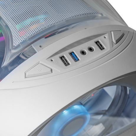 Caja MARS GAMING MC-CYLONW RGB Blanco Incluye Fuente - Imagen 5 de 16 Caja MARS GAMING MC-CYLONW RGB Blanco Incluye Fuente - Imagen 5 de 16