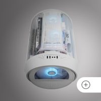 Miniatura 13 de Caja MARS GAMING  MC-CYLONW RGB Blanco Incluye Fuente