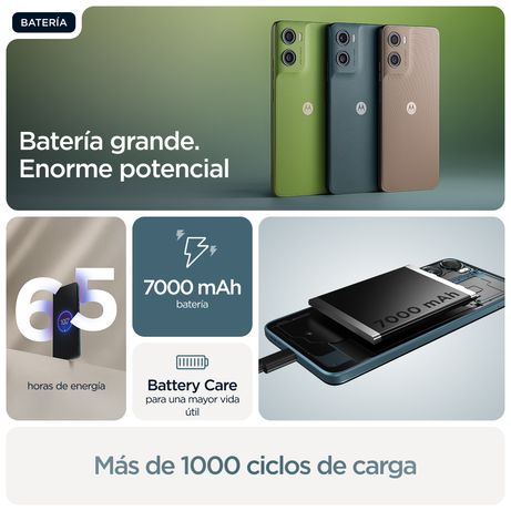 MOTOROLA moto g06 power moto g06 power 6.88" 4G 4GB/256GB Azul - Imagen 14 de 19 MOTOROLA moto g06 power moto g06 power 6.88" 4G 4GB/256GB Azul - Imagen 14 de 19