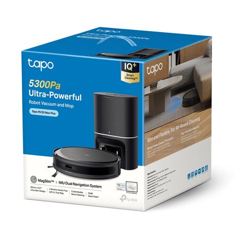 ROBOT ASPIRADOR Y FRIEGASUELOS MAGSLIM TP-LINK TAPO RV20 MAX PLUS - Imagen 8 de 8 ROBOT ASPIRADOR Y FRIEGASUELOS MAGSLIM TP-LINK TAPO RV20 MAX PLUS - Imagen 8 de 8