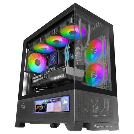 CAJA ATX SEMITORRE MARS GAMING MCLCDX NEGRO CRISTAL TEMPLADO CONTINUO LCD GPU 425mm 3x2.5 o 3x3.5 - Imagen 4 de 19 CAJA ATX SEMITORRE MARS GAMING MCLCDX NEGRO CRISTAL TEMPLADO CONTINUO LCD GPU 425mm 3x2.5 o 3x3.5 - Imagen 4 de 19
