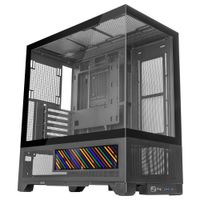 Miniatura 7 de CAJA ATX SEMITORRE MARS GAMING MCLCDX NEGRO CRISTAL TEMPLADO CONTINUO LCD GPU 425mm 3x2.5 o 3x3.5