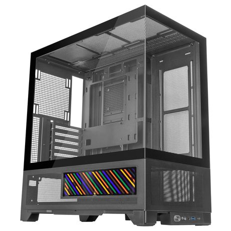 CAJA ATX SEMITORRE MARS GAMING MCLCDX NEGRO CRISTAL TEMPLADO CONTINUO LCD GPU 425mm 3x2.5 o 3x3.5 - Imagen 7 de 19 CAJA ATX SEMITORRE MARS GAMING MCLCDX NEGRO CRISTAL TEMPLADO CONTINUO LCD GPU 425mm 3x2.5 o 3x3.5 - Imagen 7 de 19