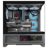 Miniatura 8 de CAJA ATX SEMITORRE MARS GAMING MCLCDX NEGRO CRISTAL TEMPLADO CONTINUO LCD GPU 425mm 3x2.5 o 3x3.5