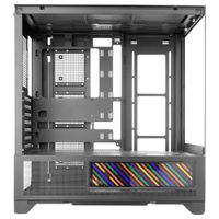 Miniatura 10 de CAJA ATX SEMITORRE MARS GAMING MCLCDX NEGRO CRISTAL TEMPLADO CONTINUO LCD GPU 425mm 3x2.5 o 3x3.5
