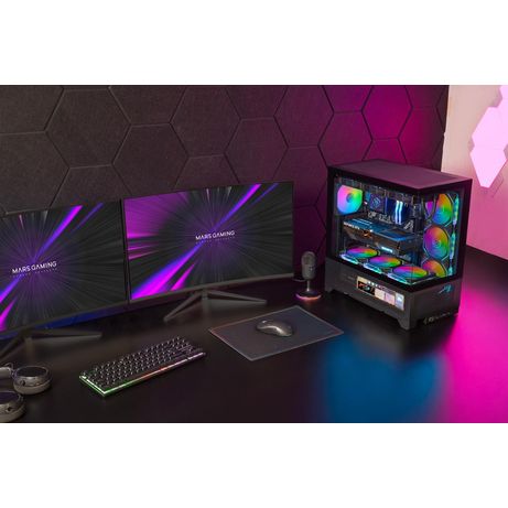 CAJA ATX SEMITORRE MARS GAMING MCLCDX NEGRO CRISTAL TEMPLADO CONTINUO LCD GPU 425mm 3x2.5 o 3x3.5 - Imagen 18 de 19 CAJA ATX SEMITORRE MARS GAMING MCLCDX NEGRO CRISTAL TEMPLADO CONTINUO LCD GPU 425mm 3x2.5 o 3x3.5 - Imagen 18 de 19