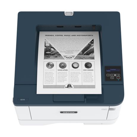 XEROX Xerox B310 A4 40 ppm Impresora inalámbrica a doble cara PS3 PCL5e/6 2 bandejas Total 350 hojas Laser Wifi Dúplex - Imagen 4 de 21 XEROX Xerox B310 A4 40 ppm Impresora inalámbrica a doble cara PS3 PCL5e/6 2 bandejas Total 350 hojas Laser Wifi Dúplex - Imagen 4 de 21