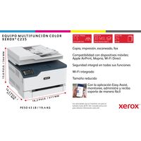 Miniatura 7 de XEROX  Xerox C235 A4 22 ppm Inalámbrica Copia/impresión/escaneado/fax PS3 PCL5e/6 ADF 2 bandejas Total 251 hojas  Laser Wifi Dúplex