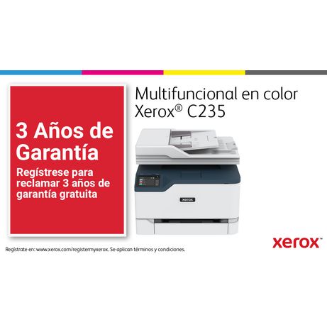 XEROX Xerox C235 A4 22 ppm Inalámbrica Copia/impresión/escaneado/fax PS3 PCL5e/6 ADF 2 bandejas Total 251 hojas Laser Wifi Dúplex - Imagen 11 de 25 XEROX Xerox C235 A4 22 ppm Inalámbrica Copia/impresión/escaneado/fax PS3 PCL5e/6 ADF 2 bandejas Total 251 hojas Laser Wifi Dúplex - Imagen 11 de 25