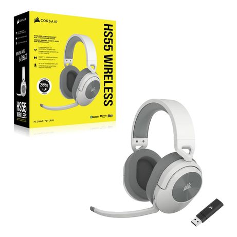 AURICULARES CORSAIR HS55 WIRELESS BLANCO - Imagen 7 de 7 AURICULARES CORSAIR HS55 WIRELESS BLANCO - Imagen 7 de 7