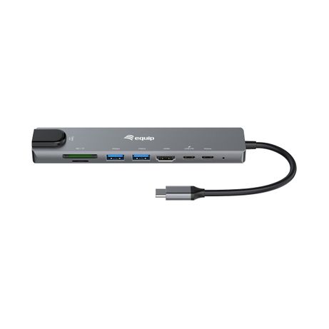 DOCKING USB-C EQUIP 133497 A 1xHDMI 4K 2xUSB-A 3.2 5Gbps 1xTF 1xMicroSD 1xUSB-C PD 100W 1xRJ45 - Imagen 6 de 9 DOCKING USB-C EQUIP 133497 A 1xHDMI 4K 2xUSB-A 3.2 5Gbps 1xTF 1xMicroSD 1xUSB-C PD 100W 1xRJ45 - Imagen 6 de 9