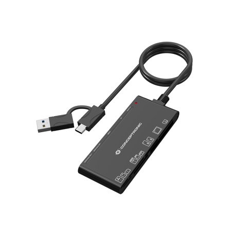 CARD READER EXTERNO CONCENTRONIC BIAN010B USB-C Y USB-A SD, SDHC, SDXC, Micro SD, MMC,MS, CF, XD - Imagen 1 de 5 CARD READER EXTERNO CONCENTRONIC BIAN010B USB-C Y USB-A SD, SDHC, SDXC, Micro SD, MMC,MS, CF, XD - Imagen 1 de 5