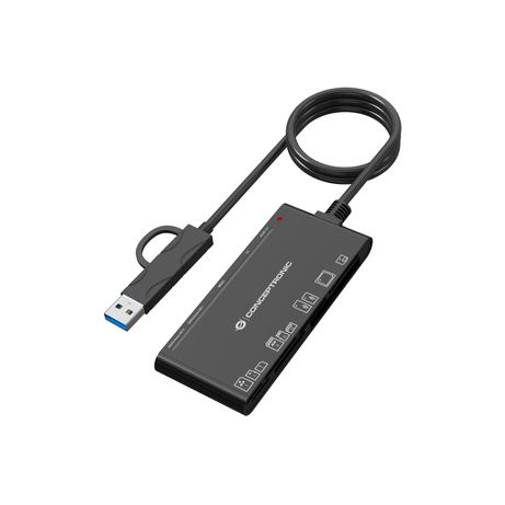 CARD READER EXTERNO CONCENTRONIC BIAN010B USB-C Y USB-A SD, SDHC, SDXC, Micro SD, MMC,MS, CF, XD - Imagen 3 de 5 CARD READER EXTERNO CONCENTRONIC BIAN010B USB-C Y USB-A SD, SDHC, SDXC, Micro SD, MMC,MS, CF, XD - Imagen 3 de 5
