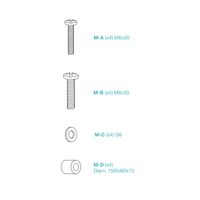 Miniatura 8 de SOPORTE FIJO TOOQ PARED PANTALLAS 32-70 NEGRO