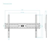 Miniatura 8 de SOPORTE FIJO TOOQ PARED PANTALLAS 37-86 NEGRO