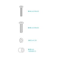 Miniatura 8 de SOPORTE FIJO TOOQ PARED PANTALLAS 37-80 NEGRO