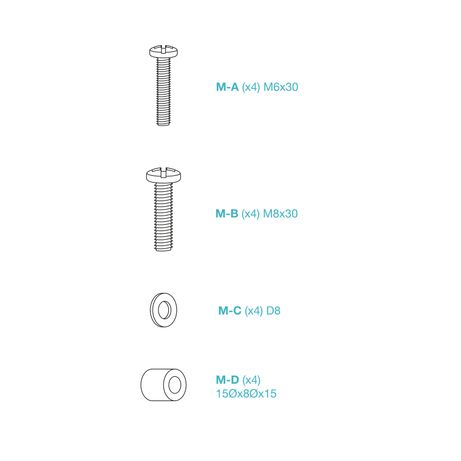 SOPORTE FIJO TOOQ PARED PANTALLAS 37-80 NEGRO - Imagen 8 de 9 SOPORTE FIJO TOOQ PARED PANTALLAS 37-80 NEGRO - Imagen 8 de 9