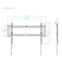 Miniatura 7 de SOPORTE FIJO TOOQ PARED PANTALLAS 37-80 NEGRO