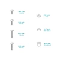 Miniatura 8 de SOPORTE FIJO TOOQ PARED PANTALLAS 37-80 NEGRO