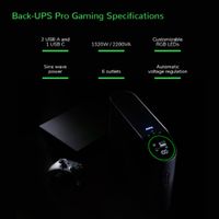Miniatura 12 de APC BACK-UPS PRO 2200VA GAMING, 230V, ONDA SINUSOIDAL PURA, LCD, SCHUKO