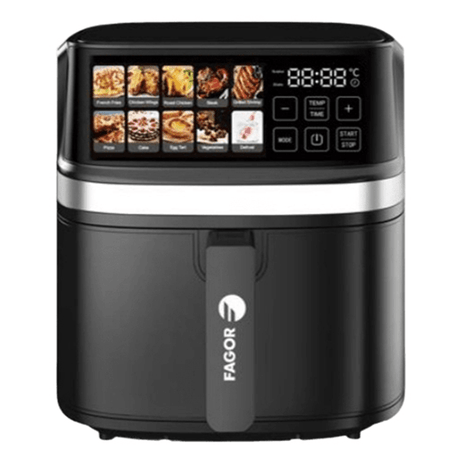 Fagor Naturfry Luxe Sencillo 8 L Independiente 2200 W Freidora de aire caliente Negro Plata - Imagen 1 de 2 Fagor Naturfry Luxe Sencillo 8 L Independiente 2200 W Freidora de aire caliente Negro Plata - Imagen 1 de 2