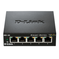 Miniatura 1 de SWITCH 5 PUERTOS 10/100/1000 D-LINK DGS-105
