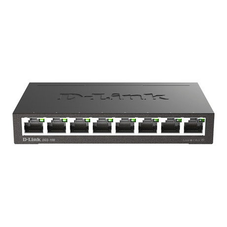SWITCH 8 PUERTOS D-LINK DGS-108 GIGABIT - Imagen 1 de 5 SWITCH 8 PUERTOS D-LINK DGS-108 GIGABIT - Imagen 1 de 5