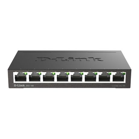 SWITCH 8 PUERTOS D-LINK DGS-108 GIGABIT - Imagen 2 de 5 SWITCH 8 PUERTOS D-LINK DGS-108 GIGABIT - Imagen 2 de 5