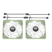 Miniatura 5 de VENTILADOR INVERSO CAJA THERMALTAKE CT120 ARGB 2XVENT VERDE MATCHA