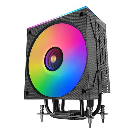 VENTILADOR CON DISIPADOR DE CPU MARS GAMING MCPULCD TDP 300W 120mm PANTALLA LCD ARGB NEGRO - Imagen 2 de 8 VENTILADOR CON DISIPADOR DE CPU MARS GAMING MCPULCD TDP 300W 120mm PANTALLA LCD ARGB NEGRO - Imagen 2 de 8