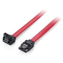 CABLE SERIAL ATA III EQUIP ACODADO 0.5M CON CLIP DE SEGURIDAD 111902