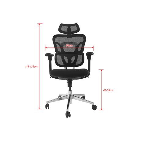 SILLA DE OFICINA ERGONOMICA EQUIP 651053 PREMIUM COLOR NEGRO TAPICERIA MALLA 5 POSICIONES - Imagen 7 de 8 SILLA DE OFICINA ERGONOMICA EQUIP 651053 PREMIUM COLOR NEGRO TAPICERIA MALLA 5 POSICIONES - Imagen 7 de 8