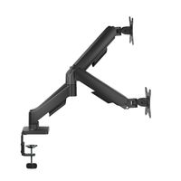 Miniatura 3 de AISENS Soporte de Mesa Eco Contrapeso Giratorio e Inclinable para Monitor TV 9KG  3 Pivotes  2 Brazos  de 17  32   Negro