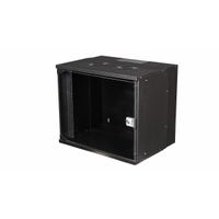 Miniatura 2 de ARMARIO MURAL 19" EQUIP ECO MOUNT 9U EWM-09-5440-B 540x400x463 COLOR NEGRO PUERTA CRISTAL TEMPLADO
