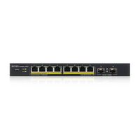Miniatura 4 de ZYXEL GS1900-10HP  8-PORT GBE L2 POE SMART SWITCH   2 SFP SLOTS       802.3AT  DESKTOP  FANLESS  70 WATT
