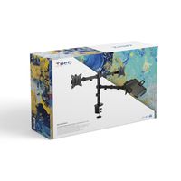 Miniatura 3 de Tooq DB1202TN-B Soporte mesa 2 pantallas+ portatil
