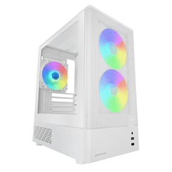 Caja MARS GAMING  MC-ONYXW RGB Blanco