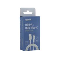 Miniatura 4 de iggual cable USB-A/USB-C 100 cm blanco