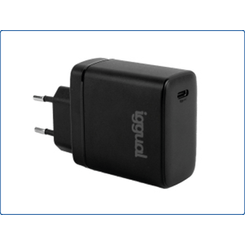 iggual Cargador rápido USB PD tipo C 45W GaN