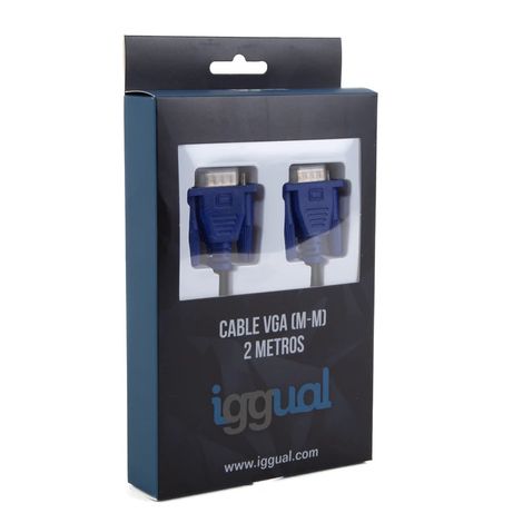 iggual Cable conmutador VGA (M-M) 2 metros negro - Imagen 8 de 9 iggual Cable conmutador VGA (M-M) 2 metros negro - Imagen 8 de 9