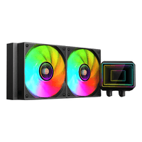 Miniatura 1 de SISTEMA DE REFRIGERACION LIQUIDA MARS GAMING ML-TWO240 2x120mm ARGB 450W TDP COLOR NEGRO