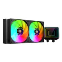 Miniatura 2 de SISTEMA DE REFRIGERACION LIQUIDA MARS GAMING ML-TWO240 2x120mm ARGB 450W TDP COLOR NEGRO