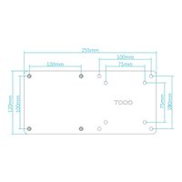Miniatura 6 de SOPORTE VESA MINIPC/NUC/BAREBONE TOOQ TCCH0007-B 75X75/100X100 NEGRO